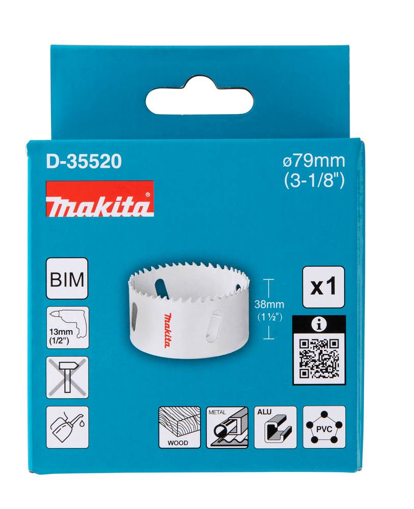 BROCA CORONA BIMETAL 79MM D-35520