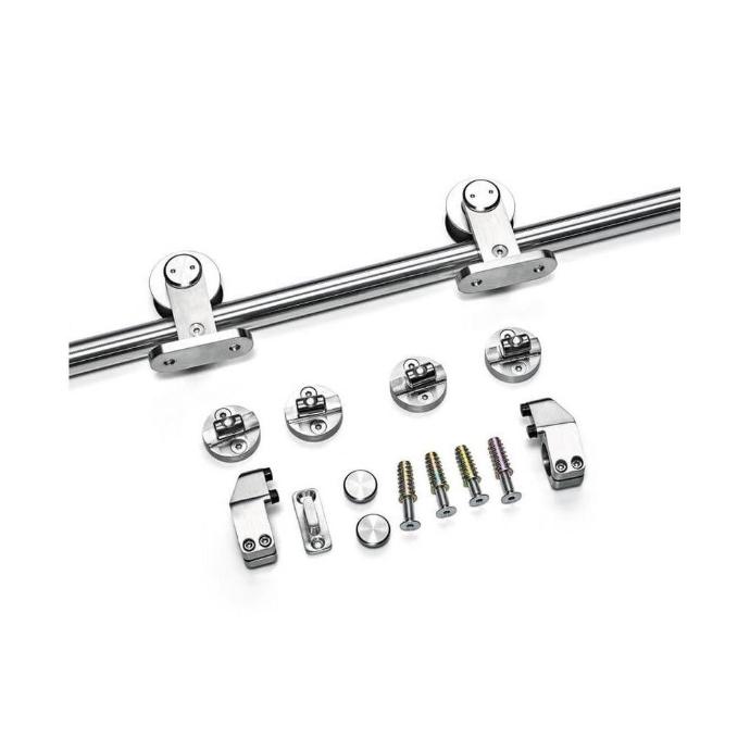 Kit Puerta Corredera Inox 2MT
