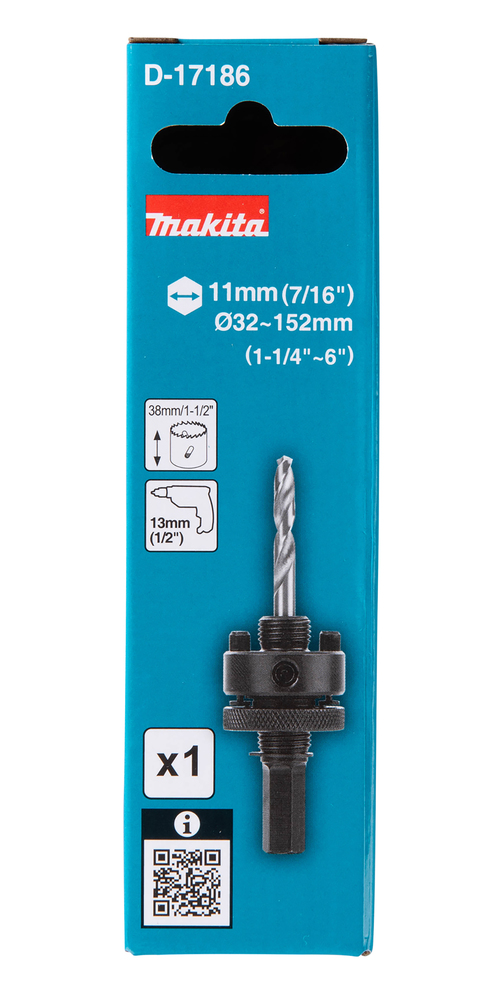 Adaptador con broca de centrado 32 – 152 mm, 6-KT