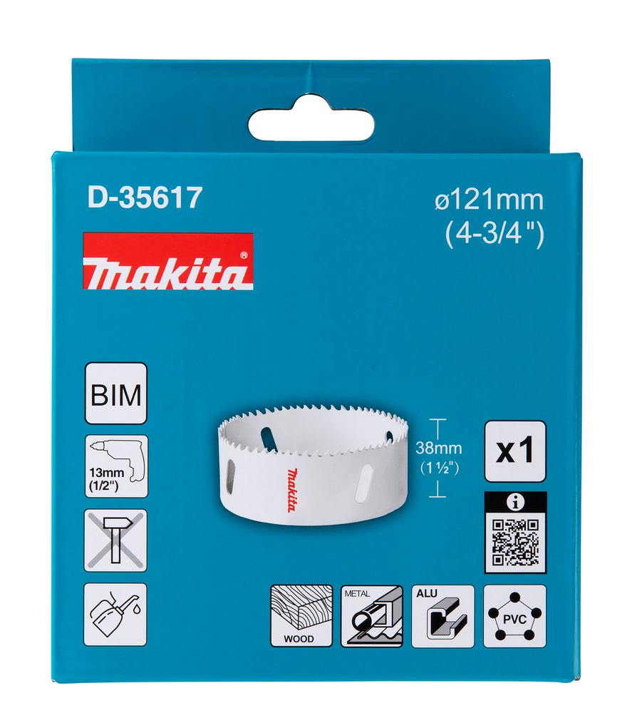BROCA CORONA BIMETAL 121MM D-35617
