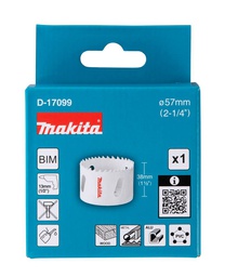 BROCA CORONA BIMETAL 57MM D-17099
